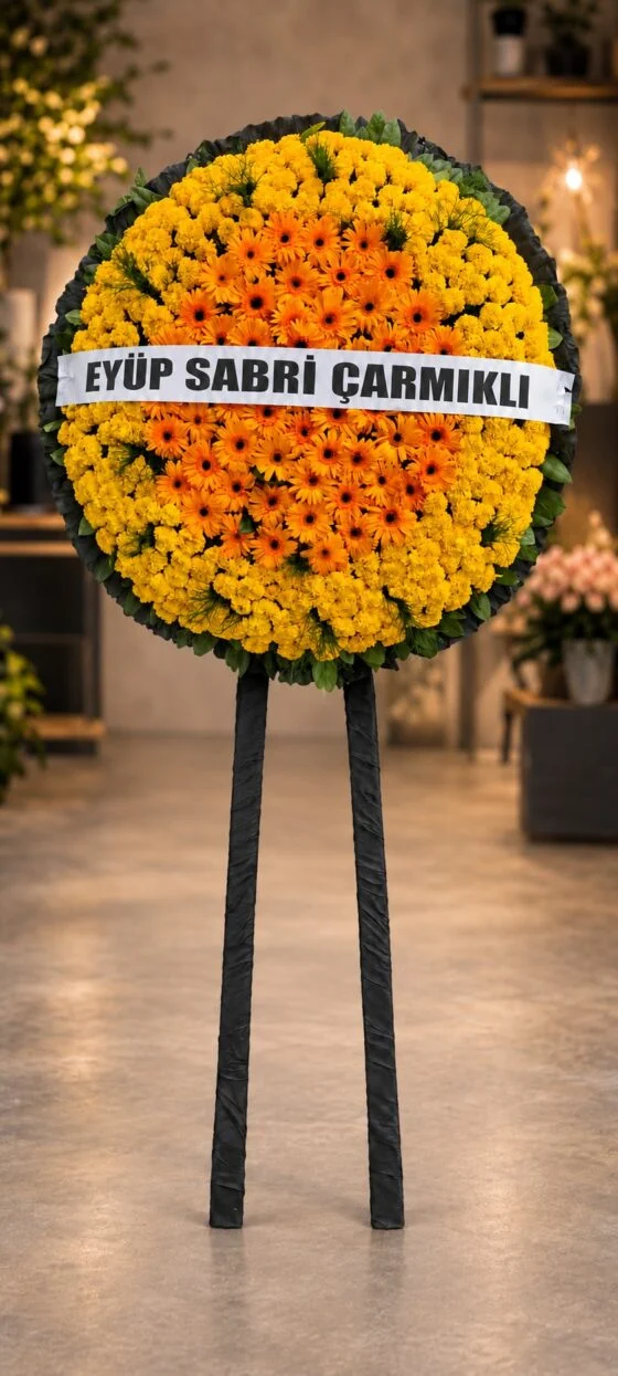Çiçek ve Yunus Özel Çelenk 009