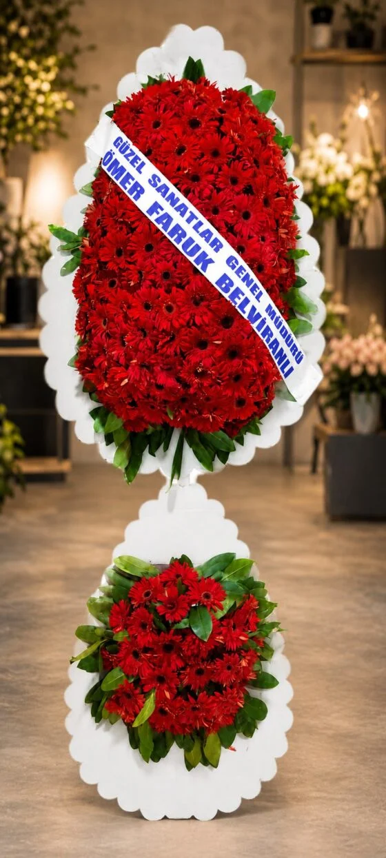 Çiçek ve Yunus Özel Çelenk 014