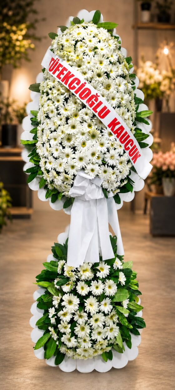 Çiçek ve Yunus Özel Çelenk 025