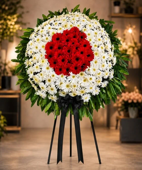 Çiçek ve Yunus Özel Çelenk 029