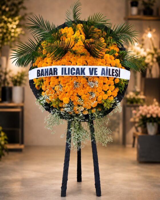 Çiçek ve Yunus Özel Çelenk 032