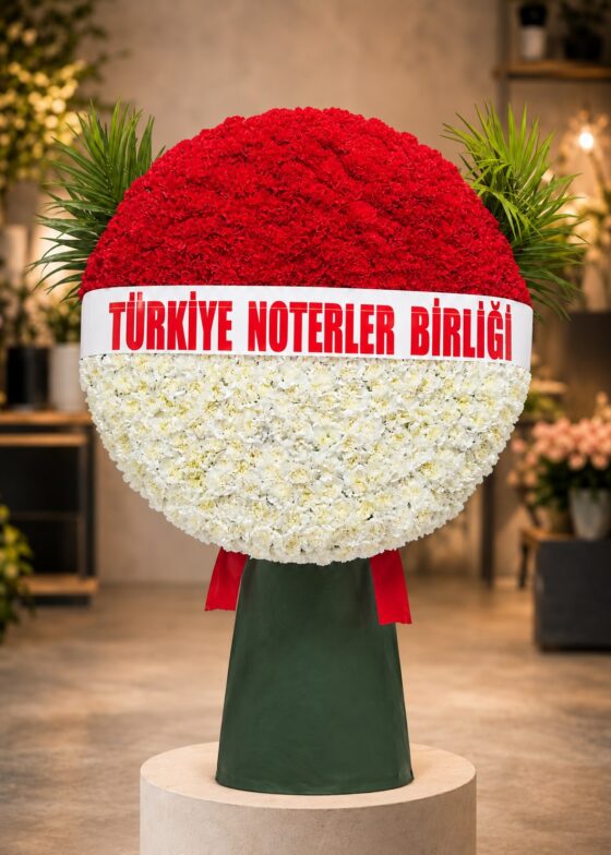 Çiçek ve Yunus Özel Çelenk 060