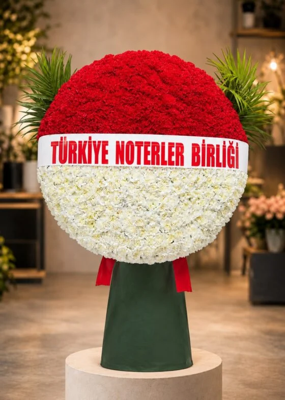 Çiçek ve Yunus Özel Çelenk 060